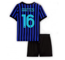 Inter Milan Davide Frattesi #16 Koszulka Podstawowa dzieci 2025-26 Krótki Rękaw (+ krótkie spodenki)